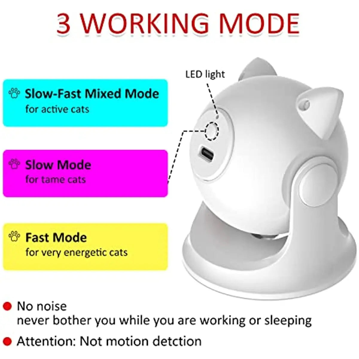 Motion Activated Cat Laser Toy